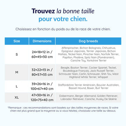 MrFluffyFriend® - Canapé orthopédique lavable pour chien